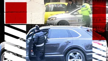 Polițiștii de la Rutieră au ”tăbărât” pe Gigi Becali! Imagini exclusive