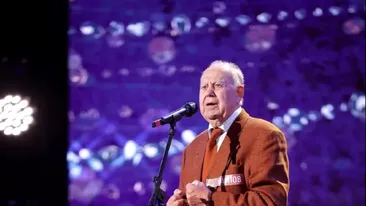 Dumitru Hermeneanu, un pensionar de 87 de ani, i-a făcut să plângă pe jurații ”Românii au talent”