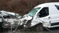 Impact devastator pe DN1. Un șofer a decedat, iar altul a suferit leziuni grave - VIDEO