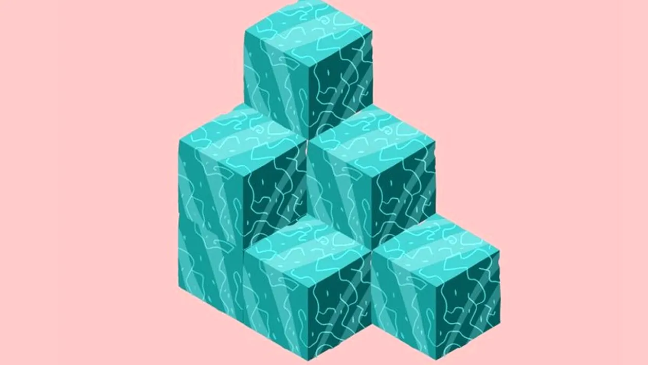 Test de inteligență pentru genii | Câte cuburi sunt în această poză, în total?