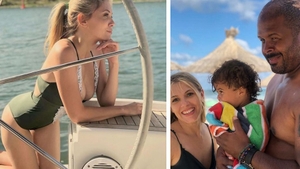 Andreea Ibacka, surprinsă în poziții HOT pe placa de surf! Gestul făcut de Cabral în timp ce soția lui avea un costum de baie decoltat