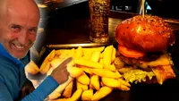 Ce sumă de bani trebuie să scoți din buzunar pentru un burger cu cartofi prăjiți, în restaurantul lui Mugur Mihăescu din Centrul Vechi