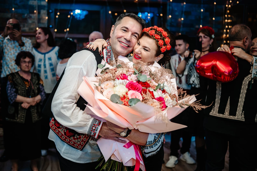 Mihaela Borcea și Sorin Rap la petrecerea de logodnă