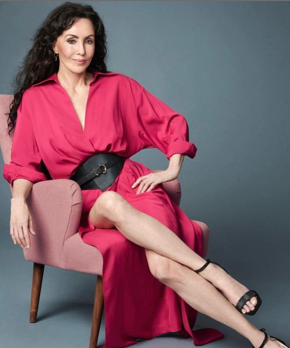 Poză Marie Helvin. sursa Instagram