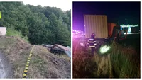 Dezastru pe șoselele din Argeș. Trei accidente petrecute, la prima oră. Un șofer a rămas încarcerat. FOTO&VIDEO