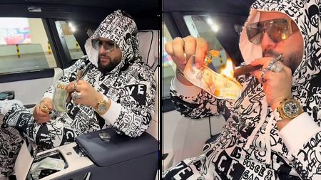 Tzancă Uraganu, aroganță supremă: aprinde trabucul cu... DOLARI? Românii mănâncă o săptămână de toți banii arsi