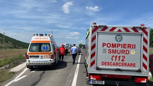 Au scăpat de bombele nimicitoare și au fost la un pas de moarte în România. O maşină cu două femei şi un copil din Ucraina, făcută praf lângă Tulcea