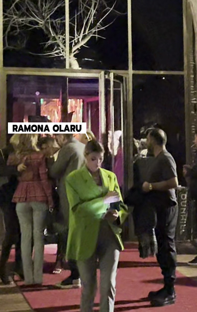 Ramona Olaru și Cătălin Cazacu ies de la Nuba, unde au petrecut ca un cuplu fericit (Foto: CANCAN.RO)