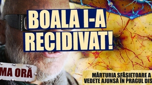 ULTIMA ORA! Boala i-a recidivat! Marturia sfasietoare a unei vedete ajunsa in pragul disperarii