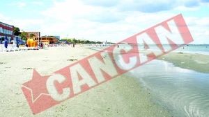 Marea s-a retras cu 20 de metri la Mamaia