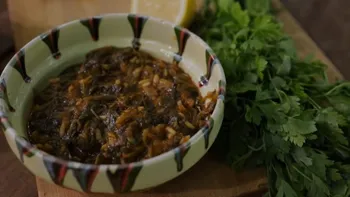 Orez cu spanac cremos: rețeta de post din Grecia a Măicuței Ecaterina