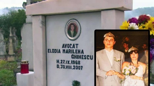 Ce se află, de fapt, în mormântul Elodiei Ghinescu din satul Cândești. Așa ceva NU mai există în toată România