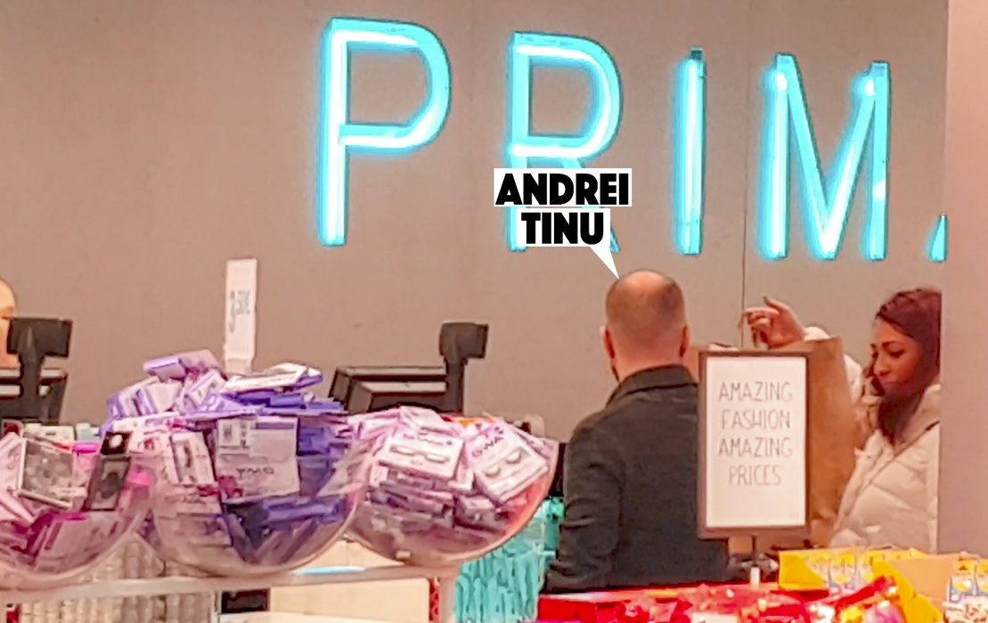Andrei Tinu și noua iubită, la cumpărături într-un renumit magazin din Berlin