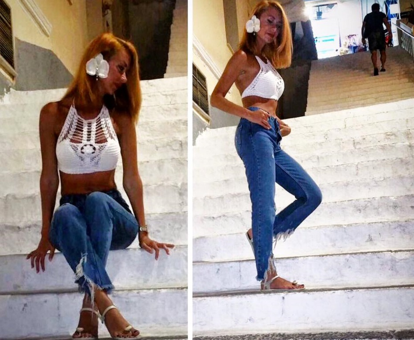 Denisa de la „Bambi”, privelişte de milioane! A renunţat la sutien şi a arătat tot ce are mai frumos prin bluza prea subţire