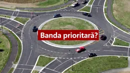 2026: O singură bandă are prioritate în sensul giratoriu, dar mulți șoferi o evită. Cum se aplică noua regulă din Codul Rutier