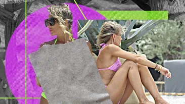 Soția lui Gabi Popescu a uluit plaja cu corpul impecabil! Cum arăta blonda în urmă cu câțiva ani. Toată lumea știe, Crina-i meserie!