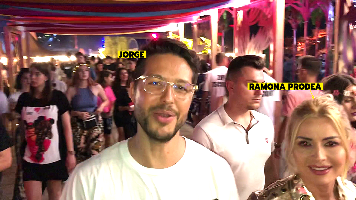 Jorge, împreună cu soția și fiica, la Neversea 2019