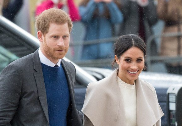 Photo Credit Must Read Zak Hussein
Prince Harry and Meghan Markle arrive to visit Titanic Belfast. Voted the world's leading tourist attraction at the prestigious World Travel Awards, Titanic Belfast tells the story of the Titanic, from her conception in Belfast in the early 1900s, through her construction and launch, to its maiden voyage and subsequent place in history.  

Pictured: Meghan Markle, Prince Harry
Ref: SPL1674889  230318  
Picture by: Zak Hussein