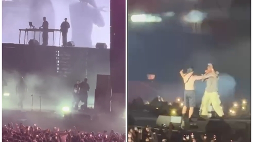 Un român și-a făcut de cap pe scenă la Travis Scott, în timpul show-ului de la Beach, Please! Cum a reacționat trapperul american