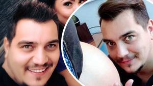 Bursucu și-a botezat aseară fetița! Cum s-a îmbrăcat Andreea, iubită prezentatorului de la Kanal D
