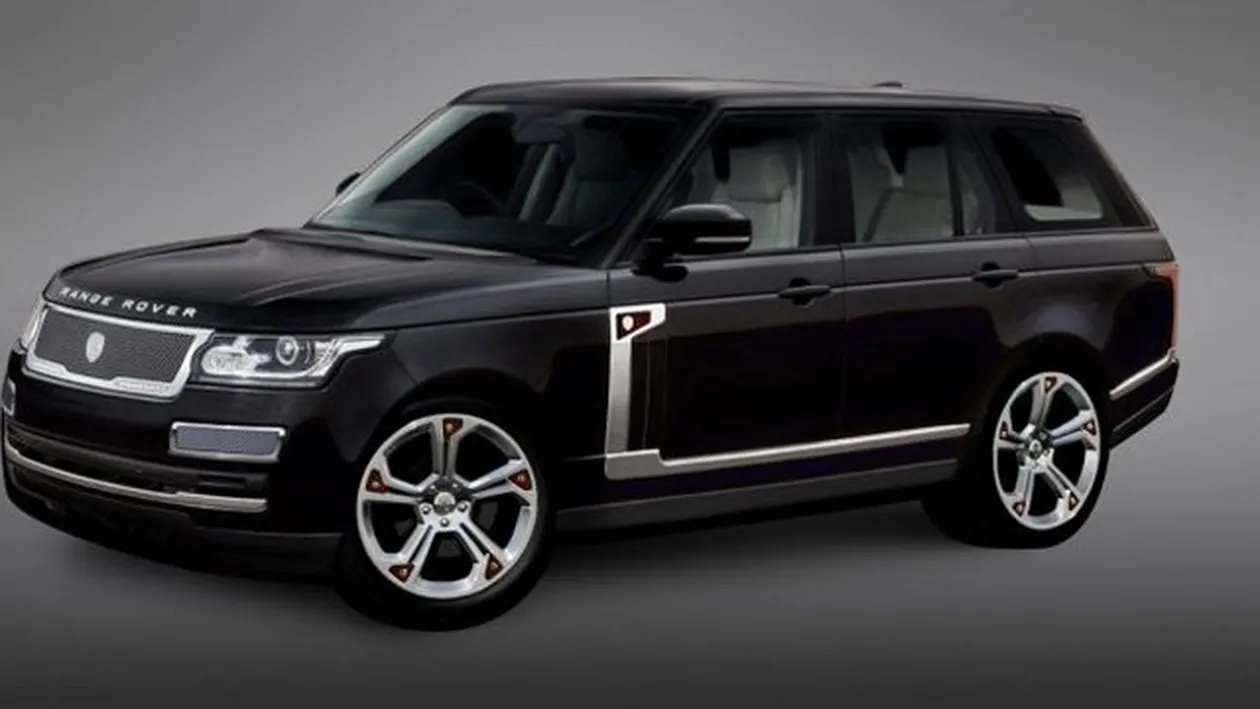 Te dor dintii cand o vezi! Un om de afaceri din Emirate si-a tunat Rover-ul cu 60.000 de monede din aur! FOTO