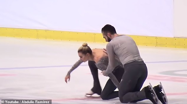 Momente dramatice în timpul unui concurs de patinaj artistic