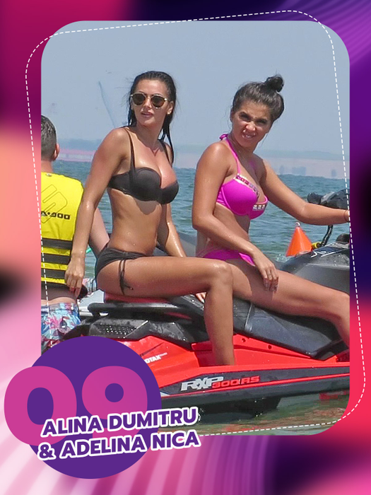 Delia, Andreea Bănică și Bianca Drăgușanu au făcut valuri pe litoral. Top 20 dive care au luat adrenalina în piept și au turat motoarele skijet-urilor