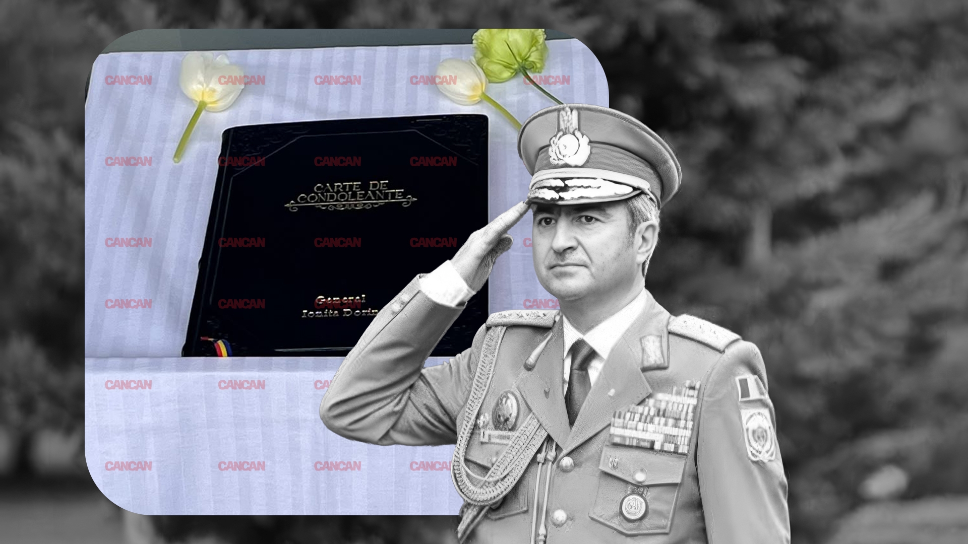 Imagini de la priveghiul generalului Dorin Ioniţă. Ce i-au scris apropiaţii în cartea de condoleanţe