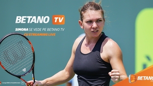 (P) Simona Halep - Johanna Konta, cu streming live pe Betano TV