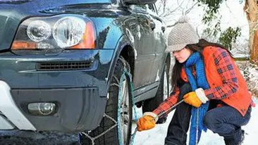 Din noiembrie iei 4.000 de lei amenda daca nu ai cauciucuri de iarna