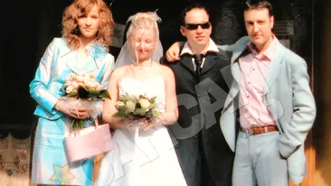 Cum a fost la nunta lor? Mihaela Cernea de la Class a purtat adidasi pe sub rochie si era sa cada cu masina in lacul Herastrau. Vezi ce s-a intamplat