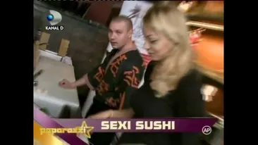 Uite-o pe Valentina cum gateste sushi!