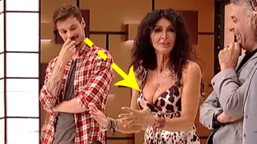 Imagini interzise la Pro TV! Mihaela Rădulescu, cu sânii la vedere la Masterchef