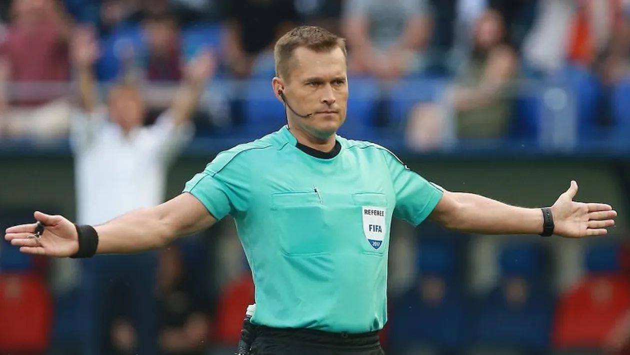 Arbitru cu noroc pentru „tricolori” delegat la meciul Serbia- România!