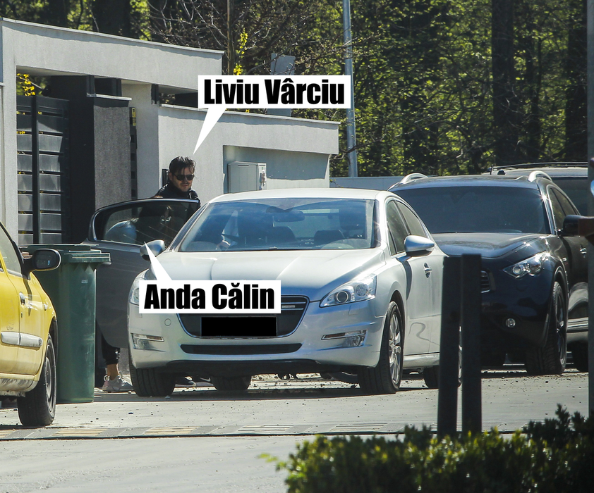 Anda Călin o dă jos din mașină pe micuța lor Anastasia