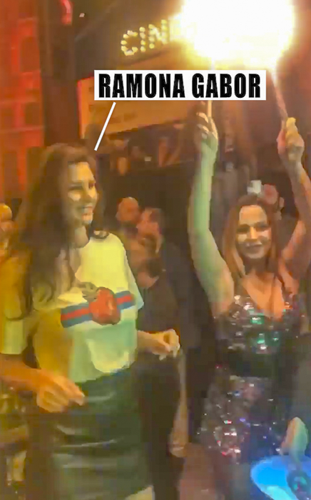 Ramona Gabor a petrecut de ziua ei cu o brigada de frumuseți