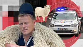 Ghiță Ciobanul, urmărit de Poliție cu girofarul, după ce a fost prins beat la volan. A făcut-o de oaie!