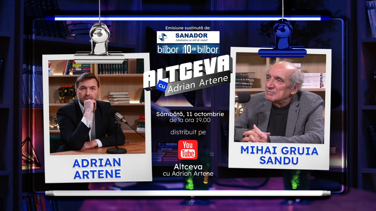 Mihai Gruia Sandu, invitat la „ALTCEVA cu Adrian Artene”
