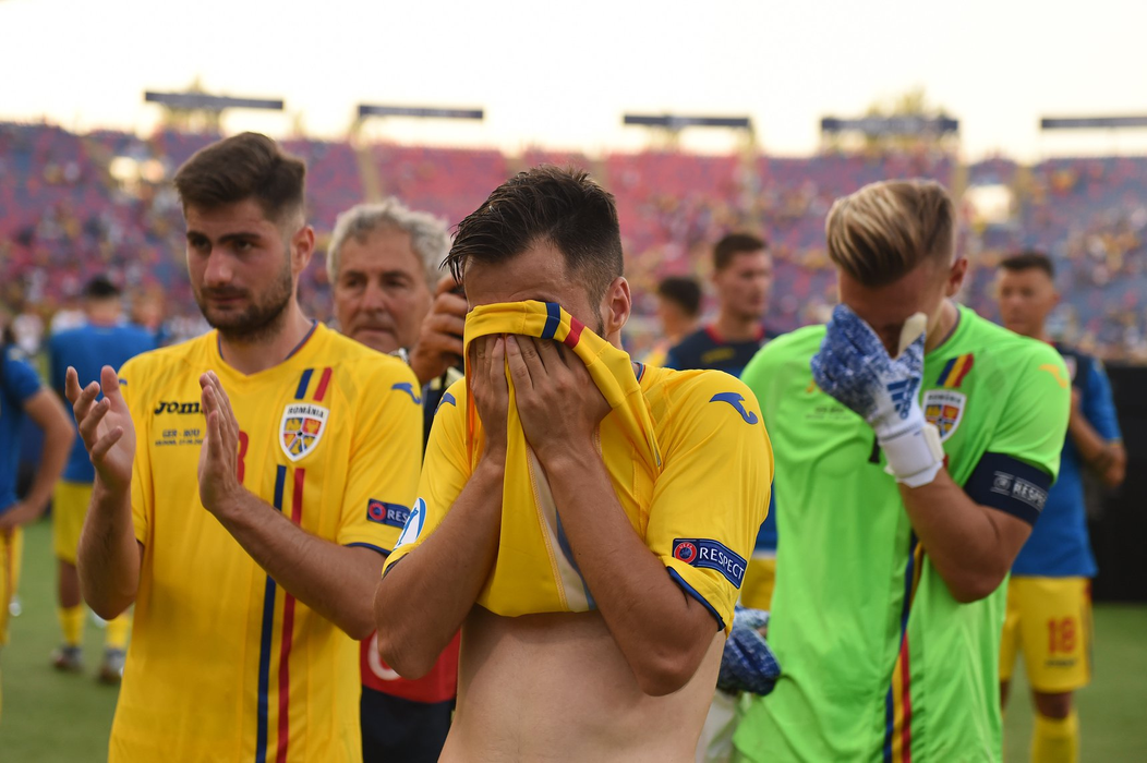 Iubita lui Cristi Manea, în tribune la meciul României U21 cu Germania. Cum arată Andreea la câteva zile după ce a fost bătută de un suporter