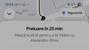 Ce mesaj i-a trimis un șofer BOLT, supărat că s-a scumpit benzina, unui client care tocmai comandase o cursă