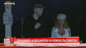 Johannes a decapitat o femeie in cimitir. Sanziana Buruiana a inlemnit de spaima: "Aoleu, nu pot sa cred. I-a luat capul"