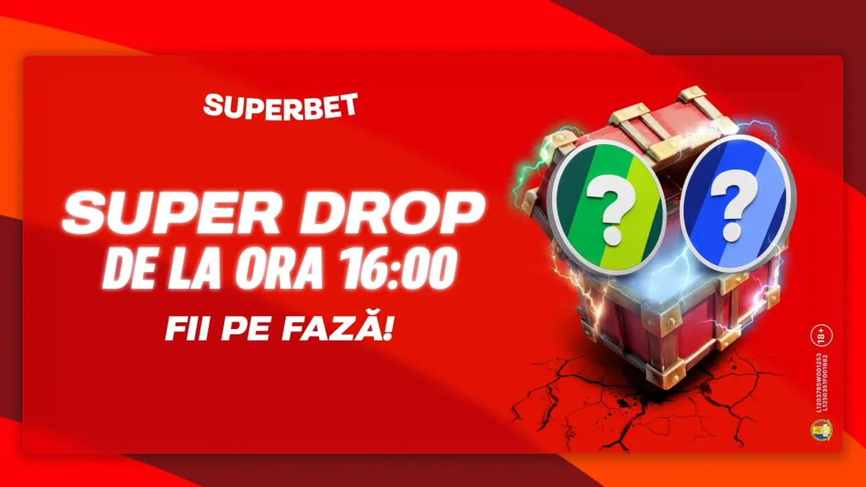 (P) La Superbet, ai Super Drop miercuri de la 16:00