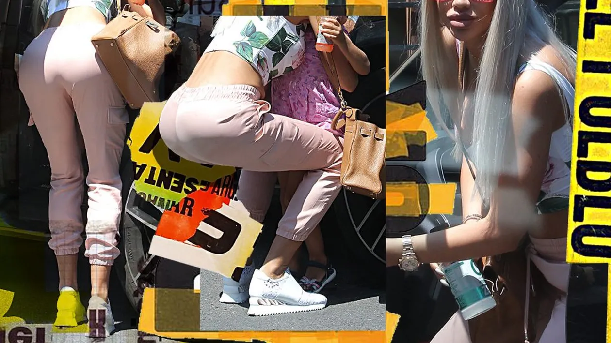 Biancă Drăgușanu, mulată și fără lenjerie intimă în cartierul milionarilor. S-a aplecat provocator și...