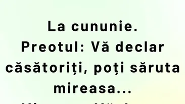 BANC | Vă declar căsătoriți, poți săruta mireasa