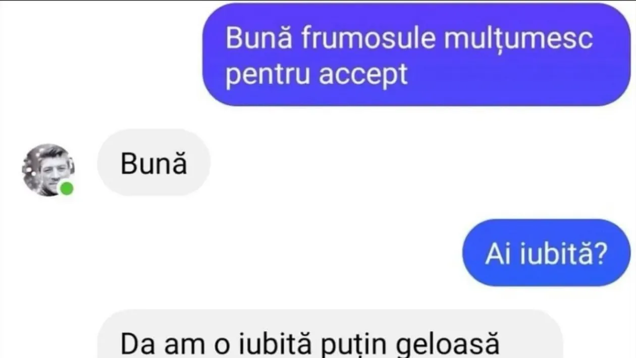 BANCUL ZILEI | ”Bună, frumosule! Ai iubită?”