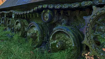 Ce a fost descoperit într-un tanc îngropat într-o pădure din Rusia