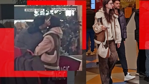 S-au sărutat cu patos! Cleopatra Stratan și Edward Sanda nu au mai rezistat și au făcut-o chiar pe scările rulante!