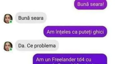 Râzi cu lacrimi! Discuţia cu Ghicitoarea Ariela a devenit virală: Am înţeles că puteţi ghici