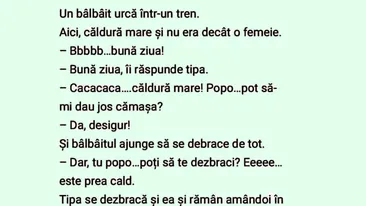 BANCUL ZILEI | Un bâlbâit urcă într-un tren