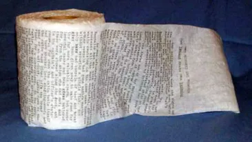 A tiparit celebrul roman Moby Dick pe suluri de hartie igienica! Uite cum arata!